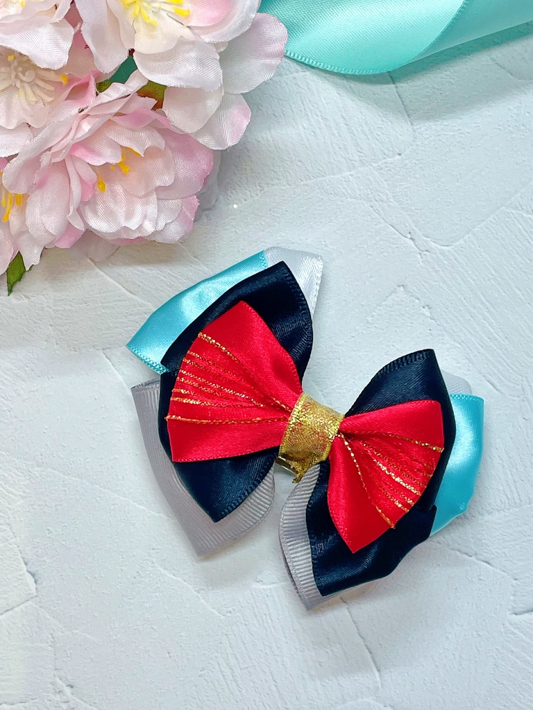 【刀剣乱舞イメージ】新選組(沖田組・土方組)リボンバレッタ