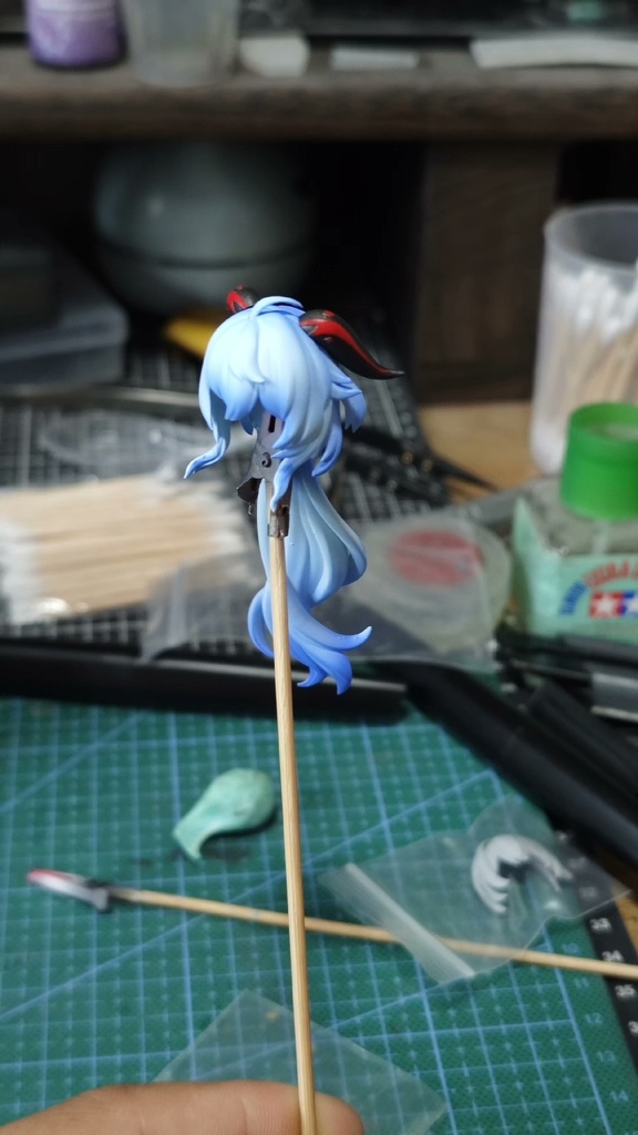 【甘雨】1/12ヘッドパーツ　塗装済