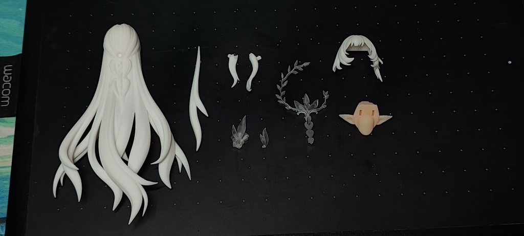 【キュレネ】1/12ヘッドパーツ フェイスパーツ付き