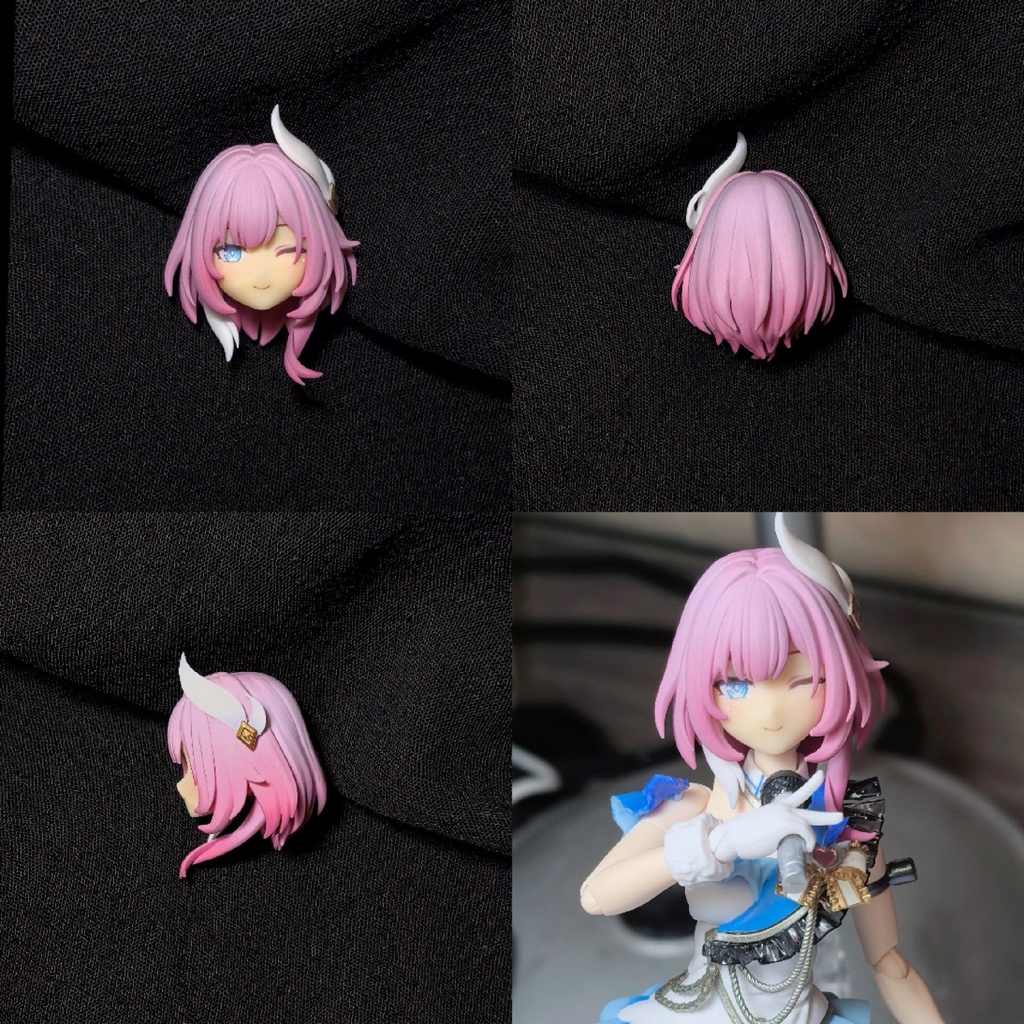 【キュレネ】1/12ヘッドパーツ　塗装済