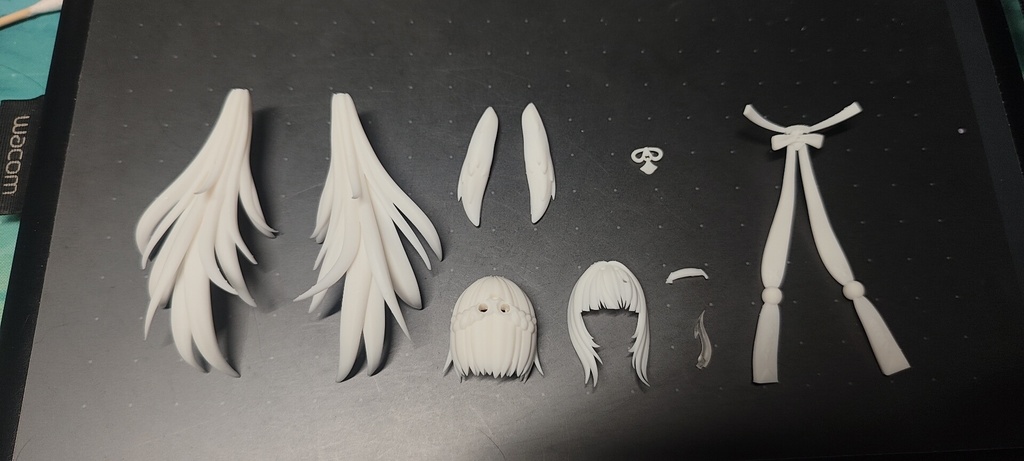 【葉瞬光】1/12ヘッドパーツ 未塗装