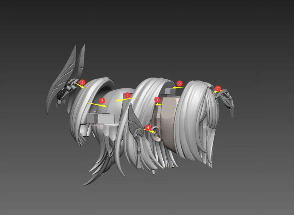 【ネフェル】1/12ヘッドパーツ