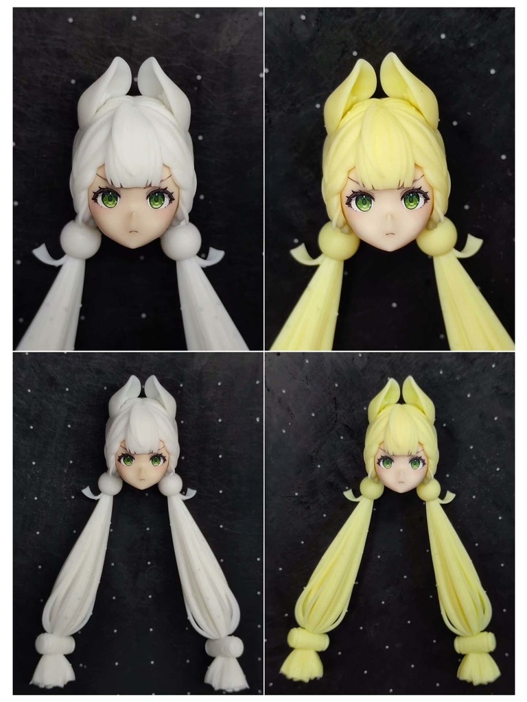 【アリス】1/12ヘッドパーツ　黄色成型