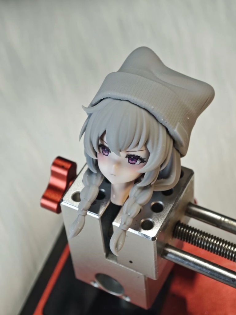 【小塗マキ - キャンプ】1/12ヘッドパーツ　未塗装