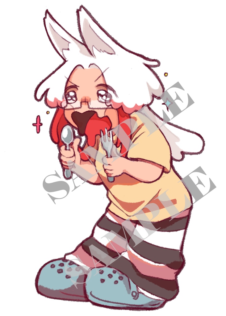 ウマそおぅ、、、ステッカー