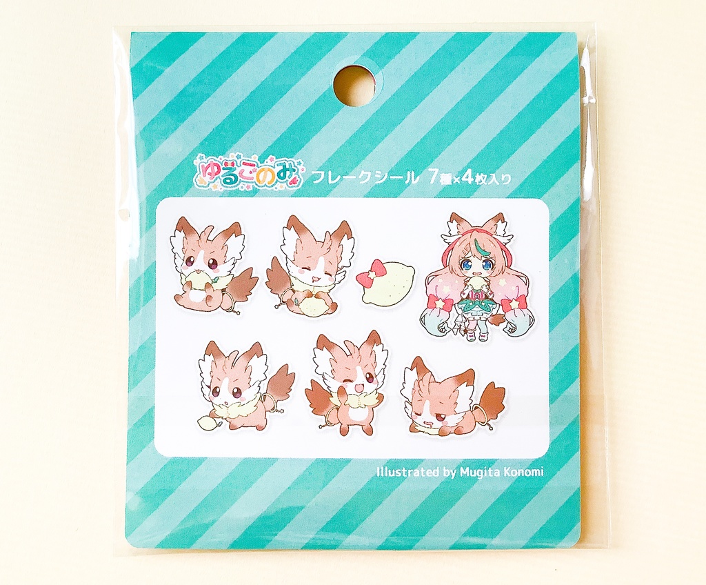 【在庫△】フレークシールネコしぐさ【レモネーコ先生&ミルフィ】