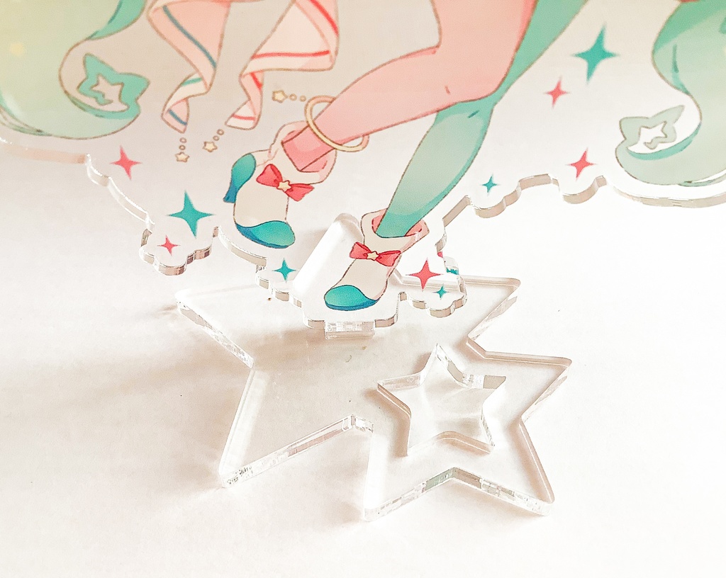 アクリルスタンド【ミルフィ&レモネーコ先生】