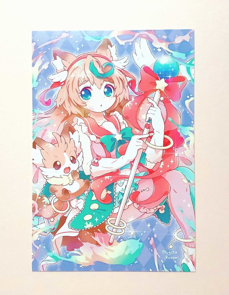 ポストカード【ミルフィ&レモネーコ先生】