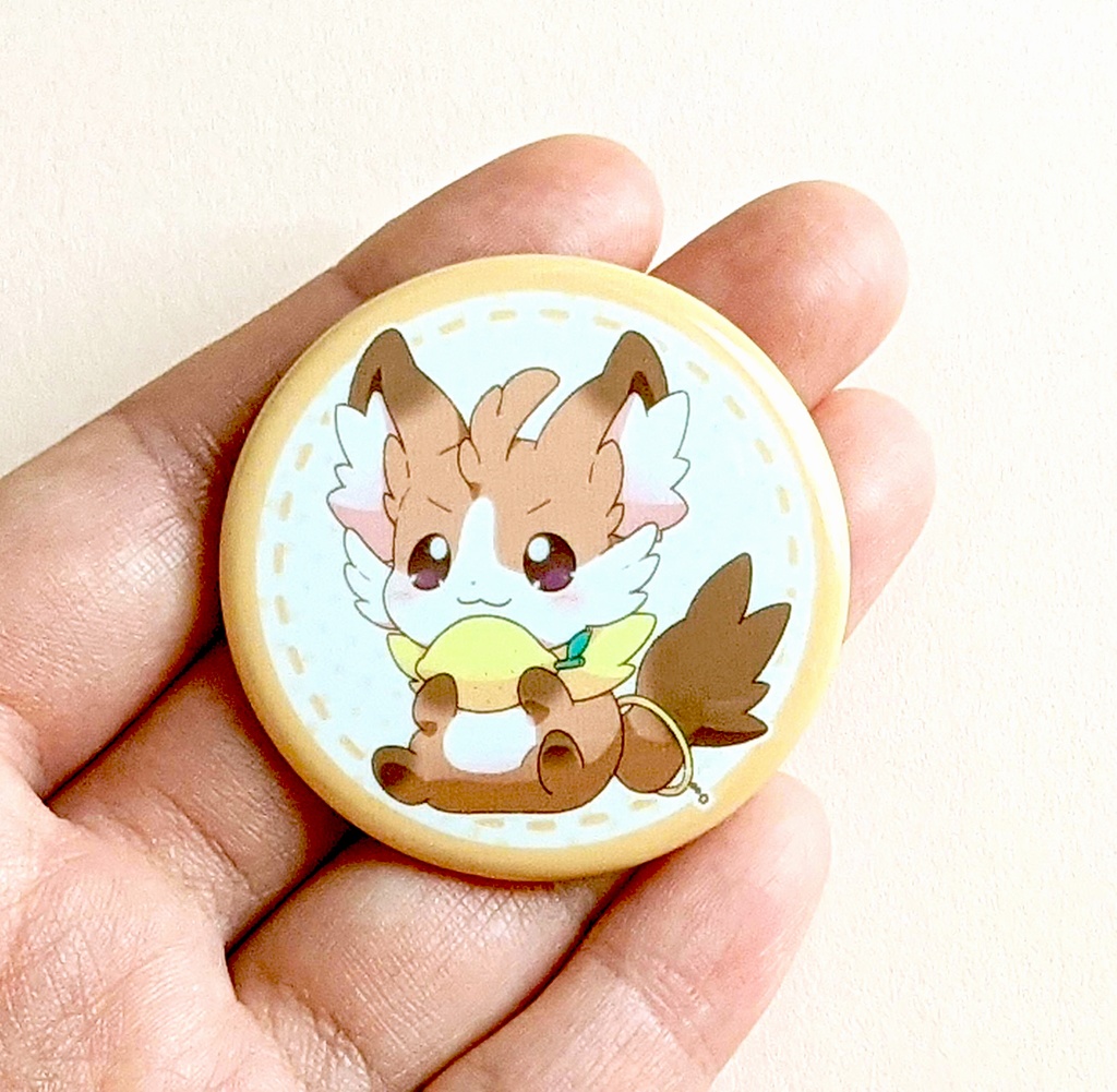 レモネーコ缶バッジ