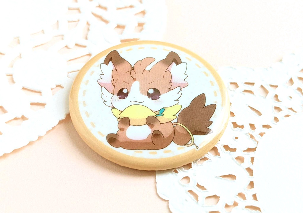 レモネーコ缶バッジ