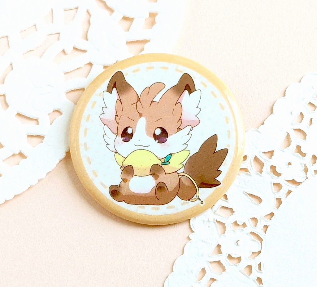 ミルフィ&レモネーコ缶バッジセット