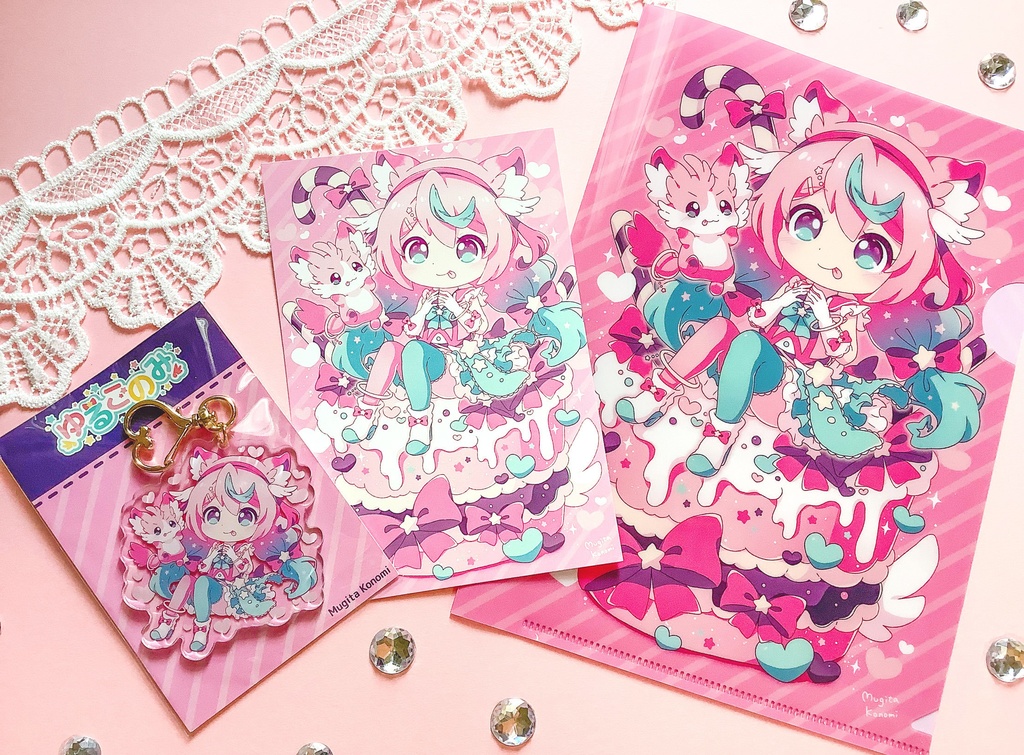 A5クリアファイル ミルフィ&レモネーコ【3周年記念】