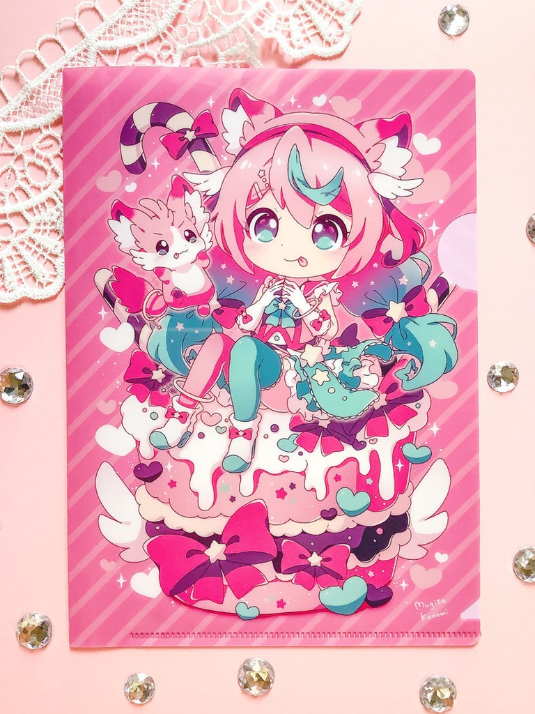 A5クリアファイル ミルフィ&レモネーコ【3周年記念】