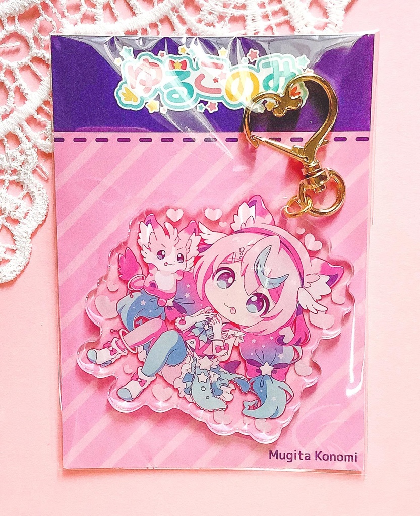 アクリルキーホルダー ミルフィ&レモネーコ【3周年記念】