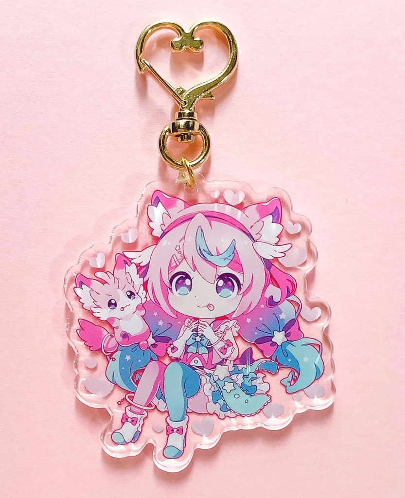 アクリルキーホルダー ミルフィ&レモネーコ【3周年記念】