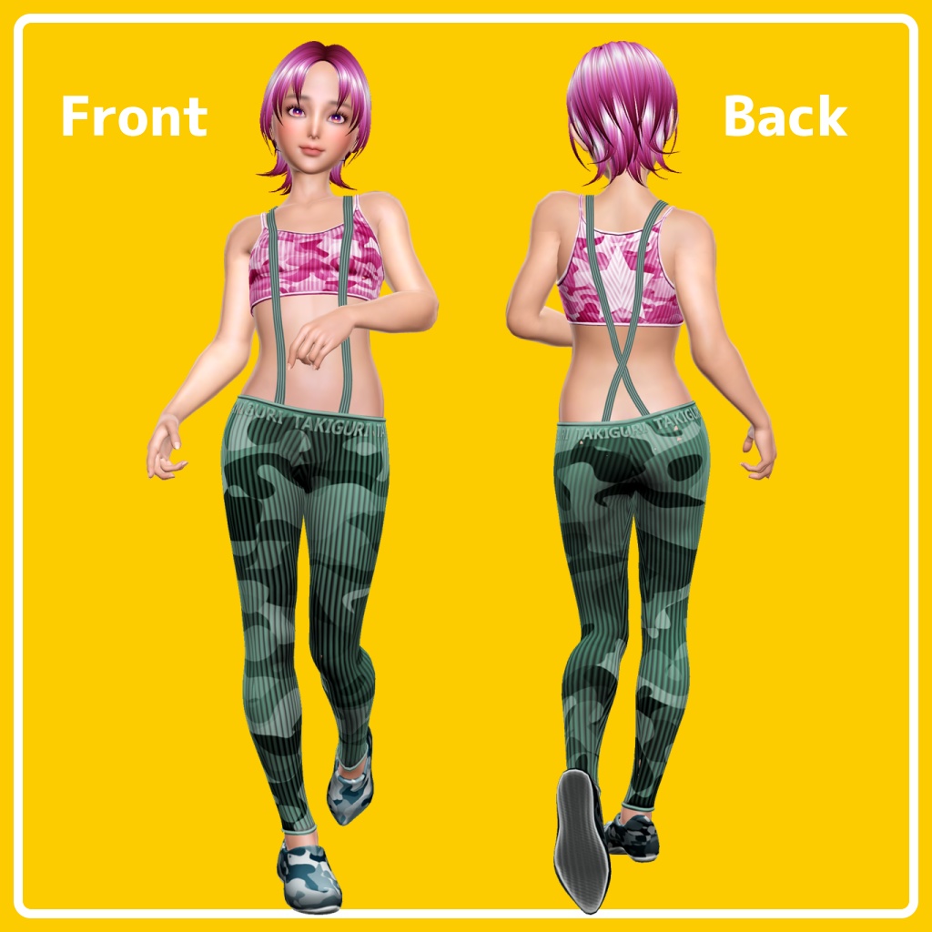 オリジナル3Dモデル「ビッキー」