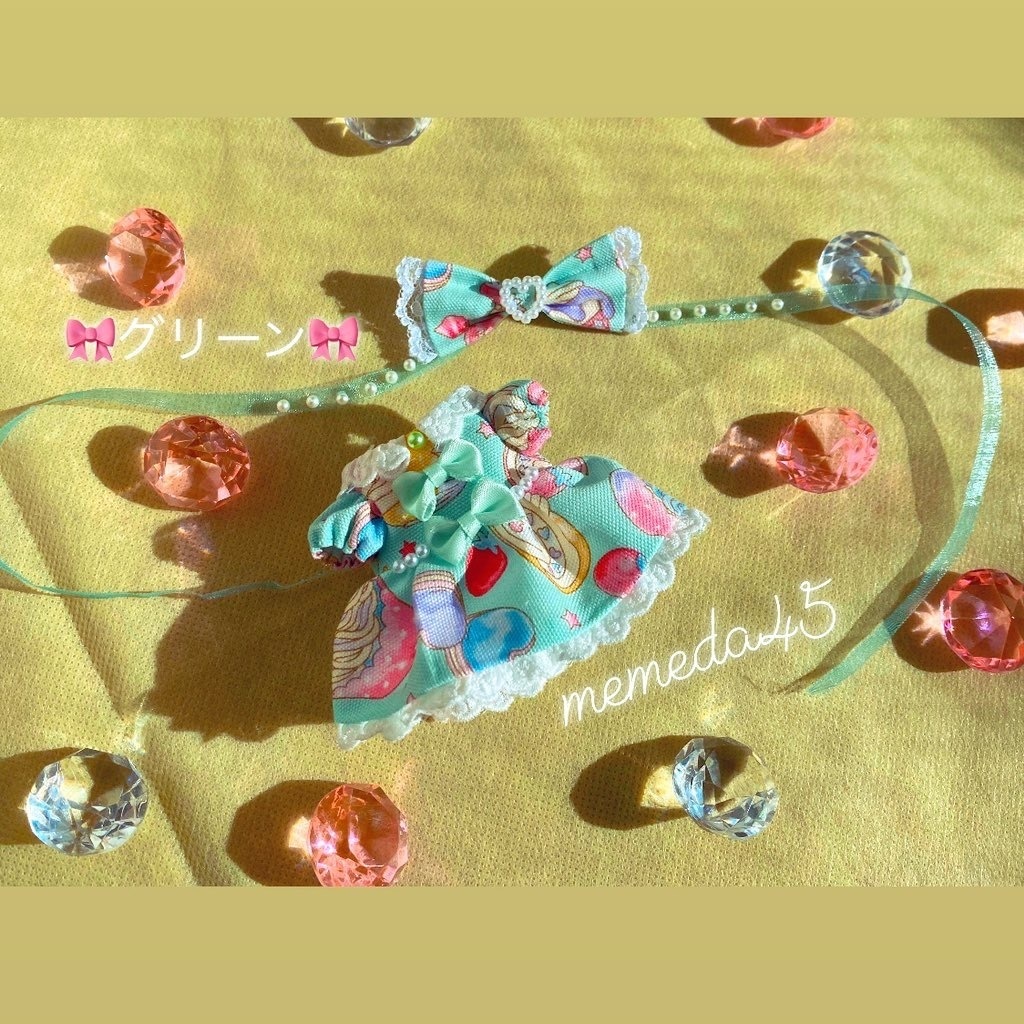 スイーツドレス&ヘアリボンセット