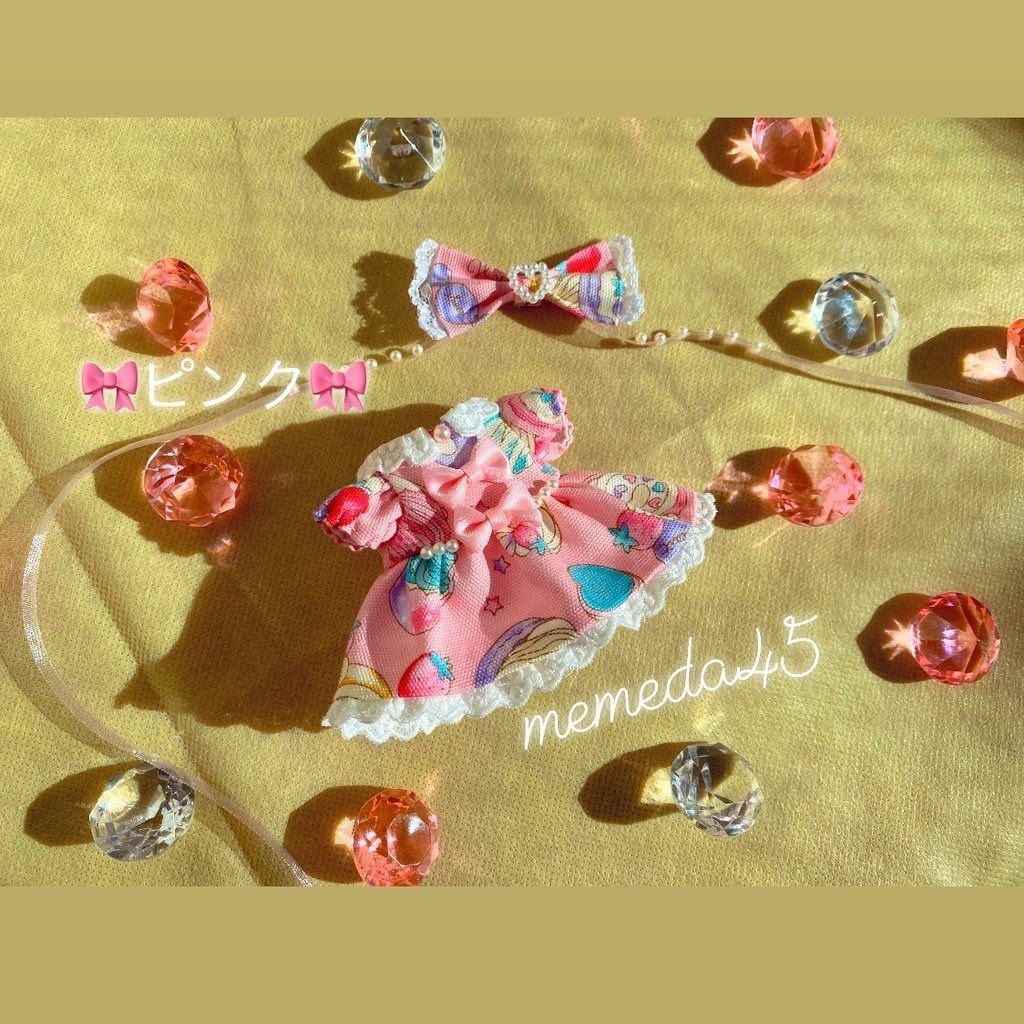 スイーツドレス&ヘアリボンセット