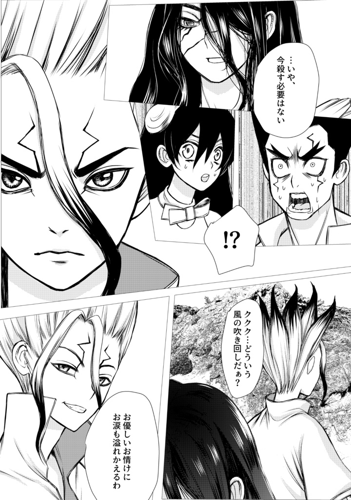 司&千空同人誌「ツバメが飛んだ日」