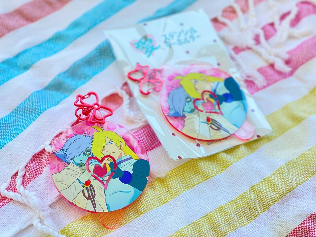 ガウゼル♡愛のステンシルキーホルダー