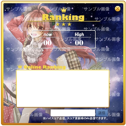 【カジノっぽいUI】ランキング【unityroomのランキングのイメージ】