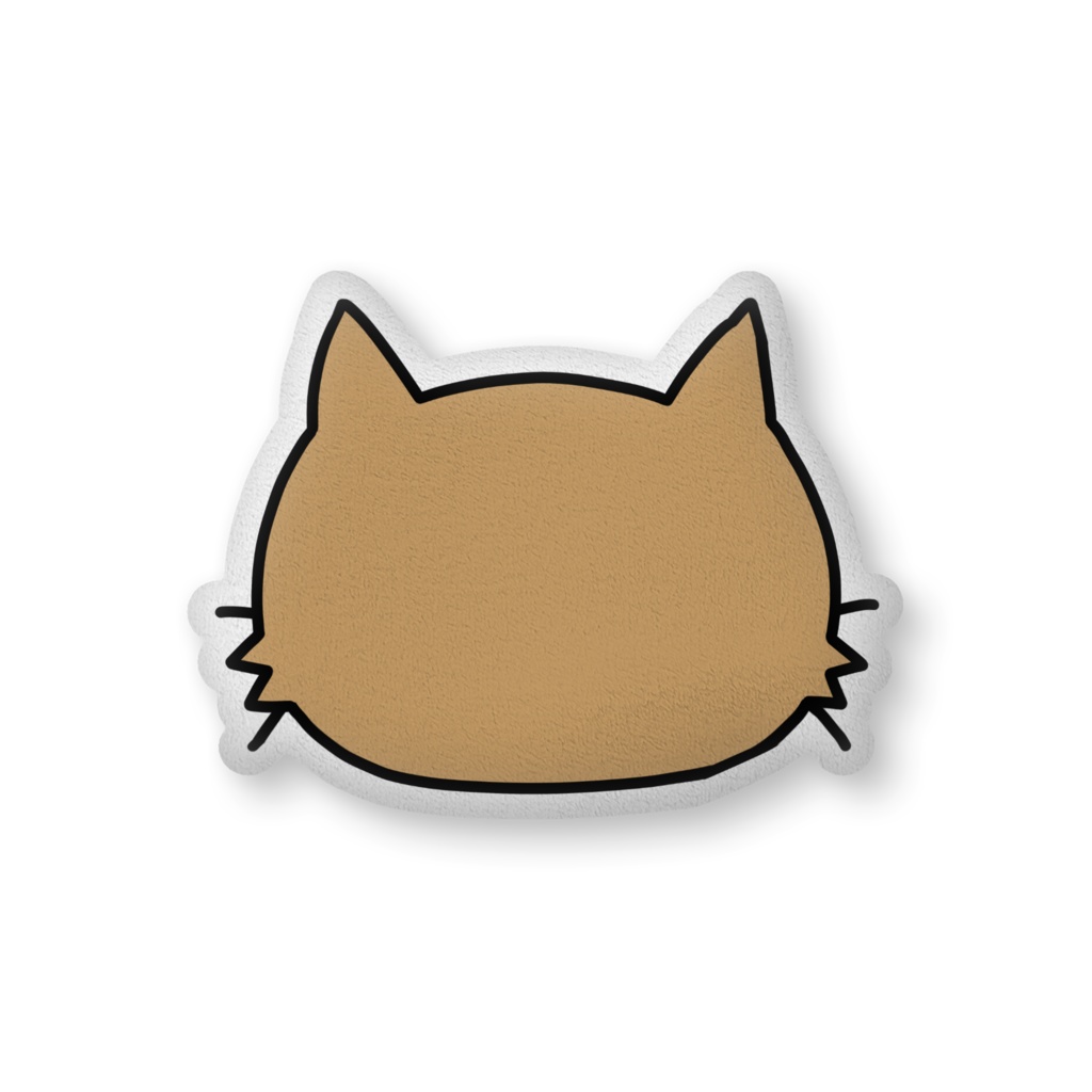 レッサーにゃんこフェイスクッション