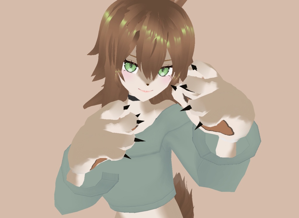 オリジナル3Dモデル「ネイサ」