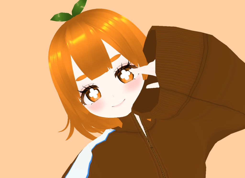 オリジナル3Dモデル「みか」