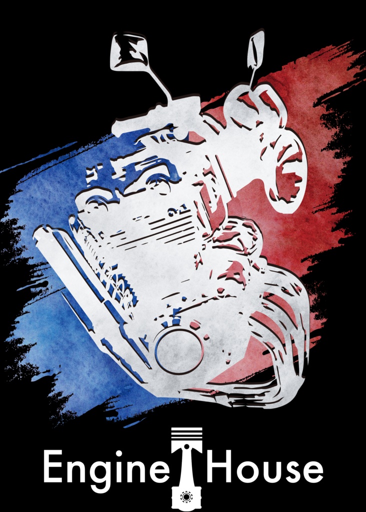 モチーフパーカー:CB750(片面ver.)