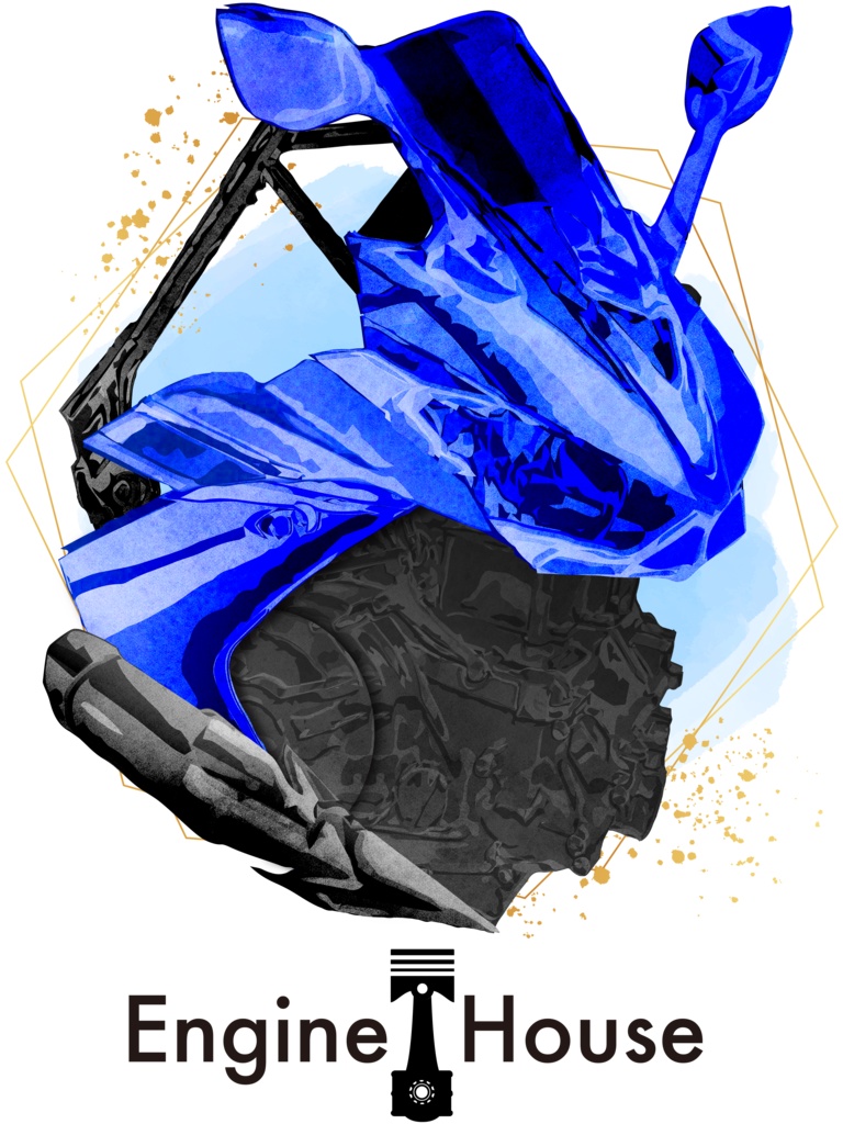 モチーフパーカー:YZF-R25