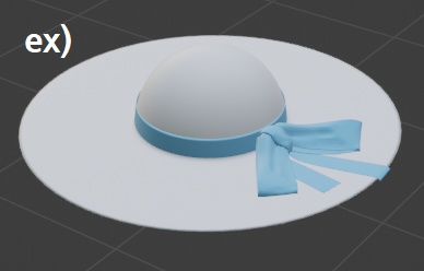 ribbon hat リボン帽子