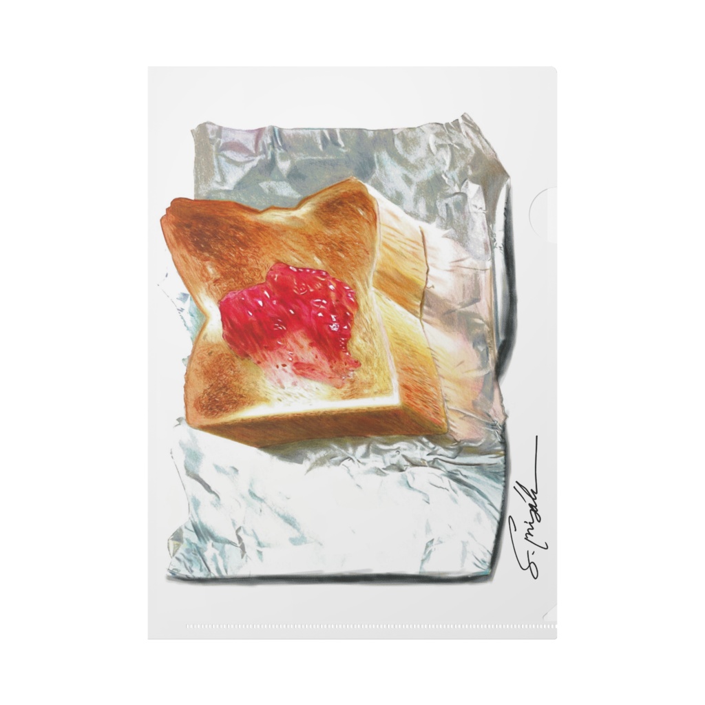 「ジャムトースト」クリアファイル