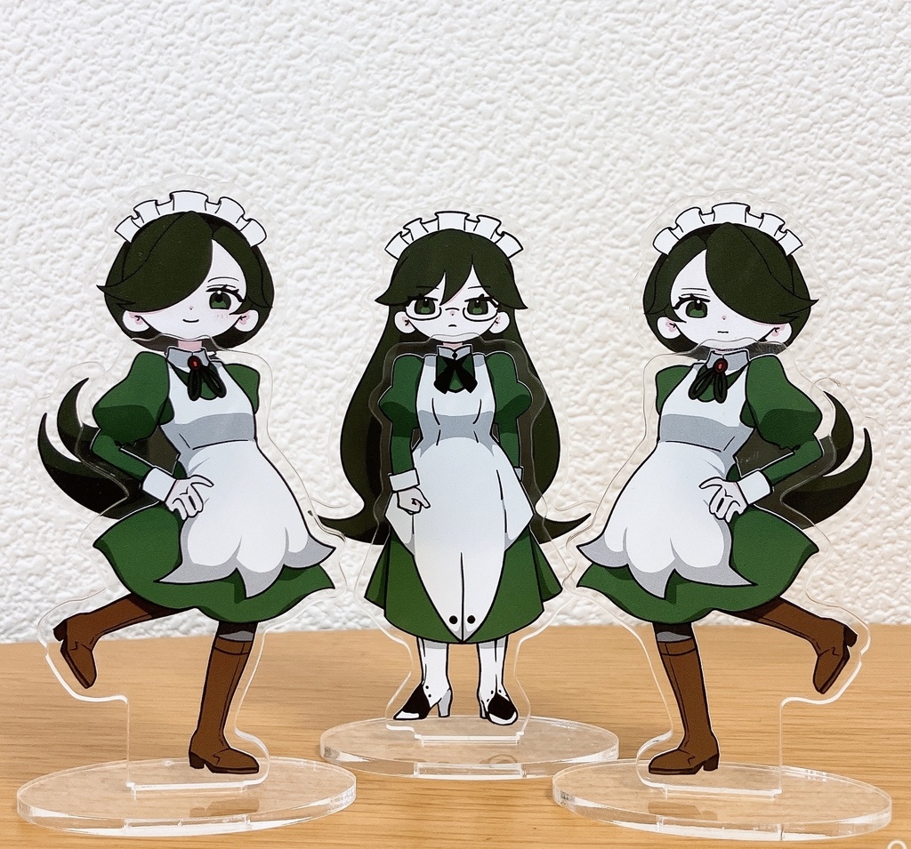頭部交換アクスタ 3つ子メイド