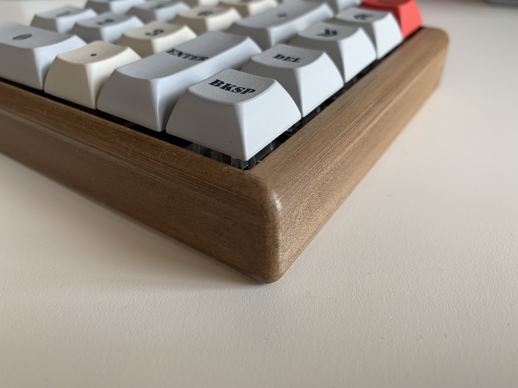 ATTACK25 3Dプリントケース 木工風