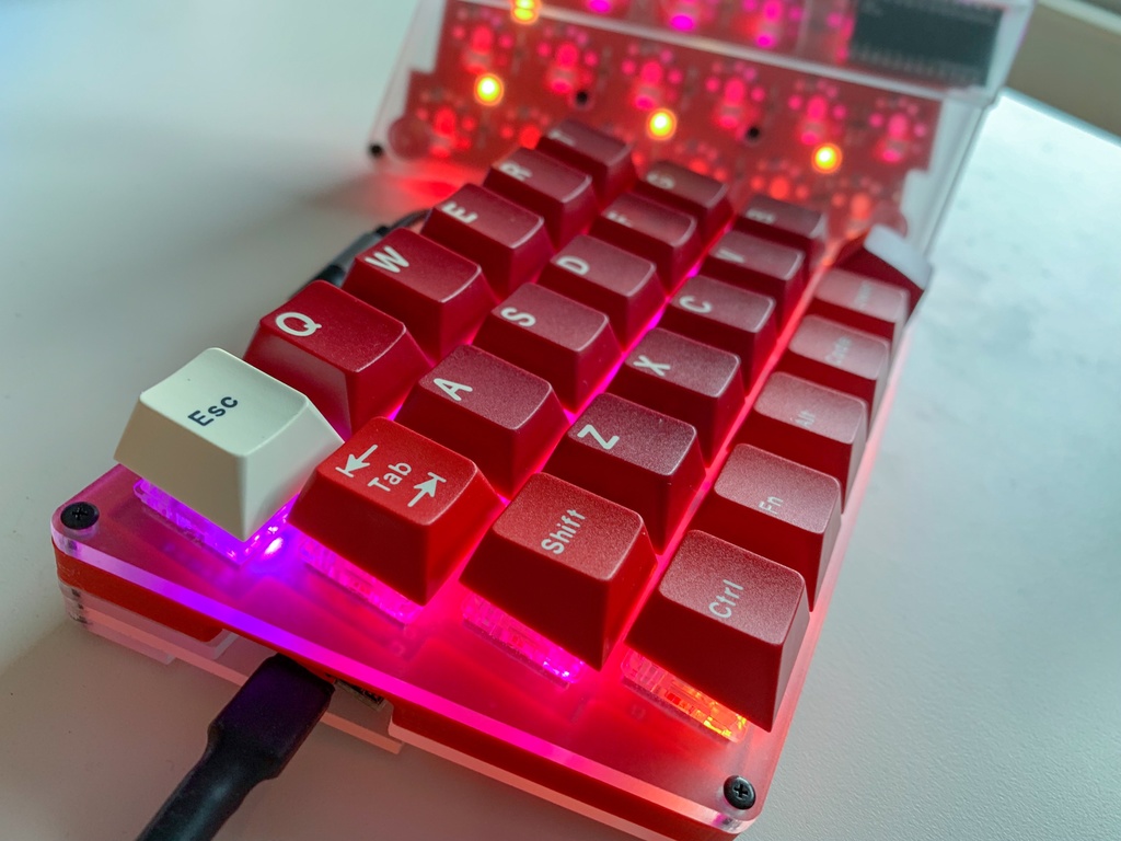 Zinc キーボードキット クリアマット