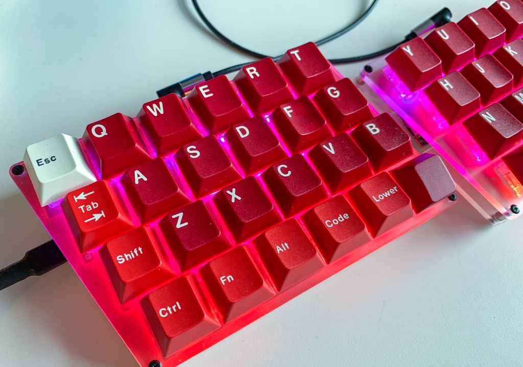 Zinc キーボードキット クリアマット