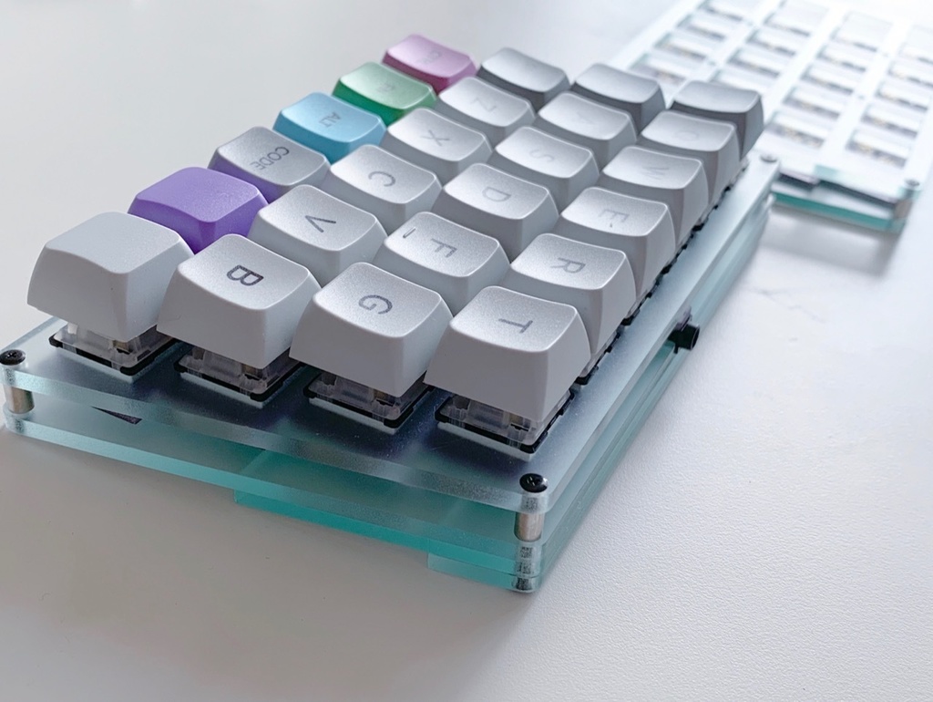 Zinc キーボードキット ガラスマット