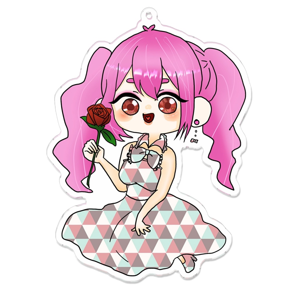 沖田てぃな アクリルキーホルダー