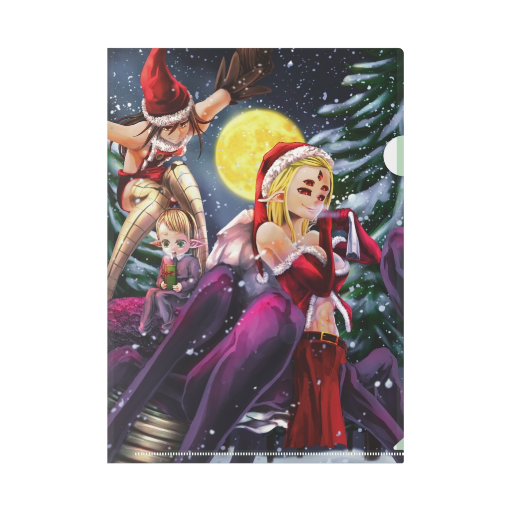 クリスマス クリアファイル