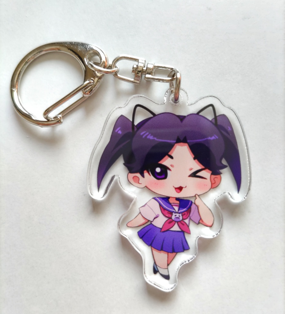 猫屋巴美 描き下ろしverアクリルキーホルダー