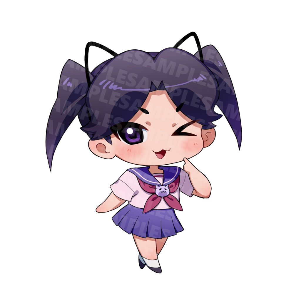 猫屋巴美　描き下ろしverアクリルキーホルダー