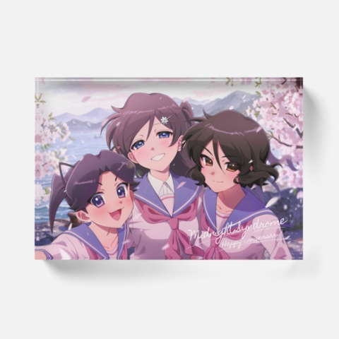【予約販売】ミッドナイトシンドローム2周年記念|アクリルブロック