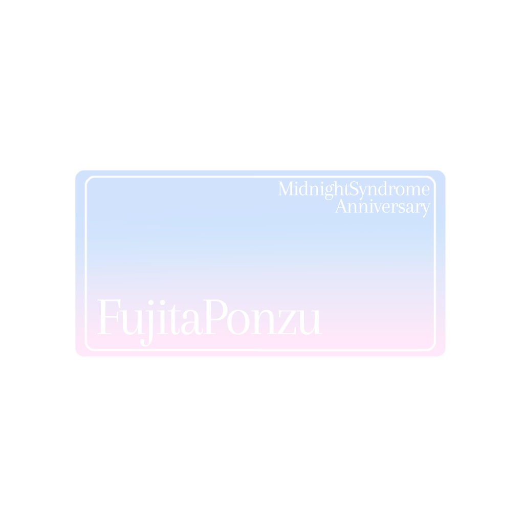 【予約販売】藤田ぽんずウエディング衣装ver.|人気投票1位記念アクリルスタンド