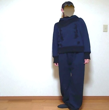 【型紙】スウェット フーディー&イージパンツ セットアップ