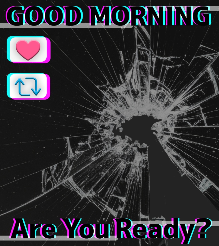 【無料素材/フリー素材】おはようVtuber素材/おはようVライバー素材🦋 重ねるだけで簡単作成✨