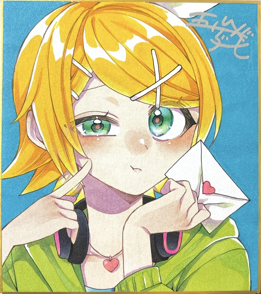 ボカロ・合成音声 直筆色紙