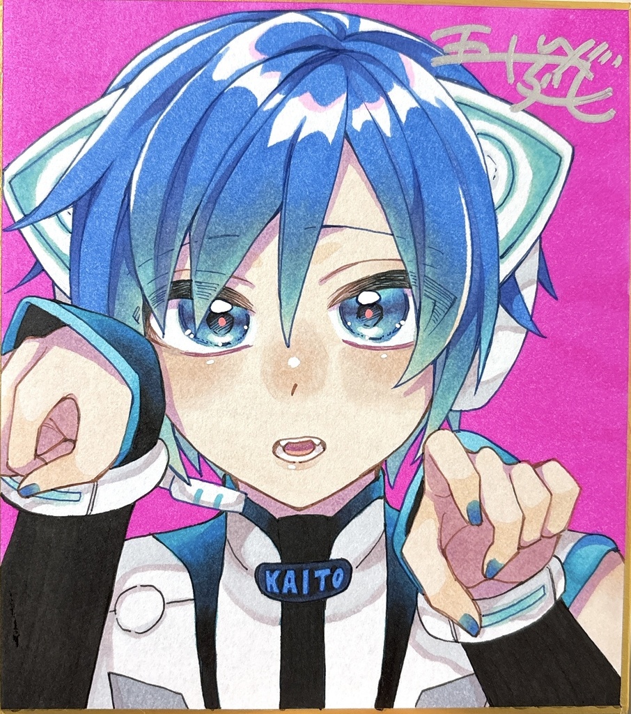 ボカロ・合成音声 直筆色紙