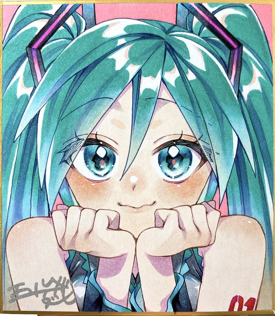 ボカロ・合成音声 直筆色紙