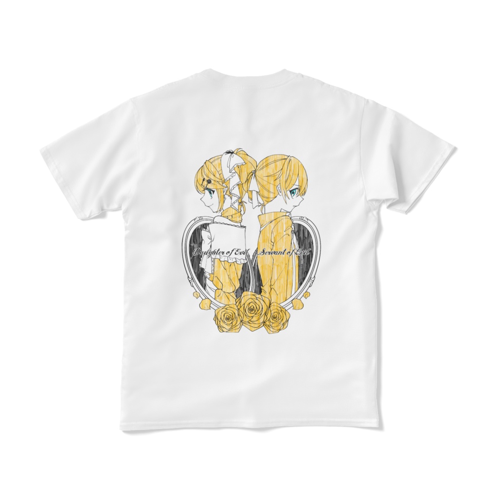 悪ノ娘・悪ノ召使 Tシャツ(白)