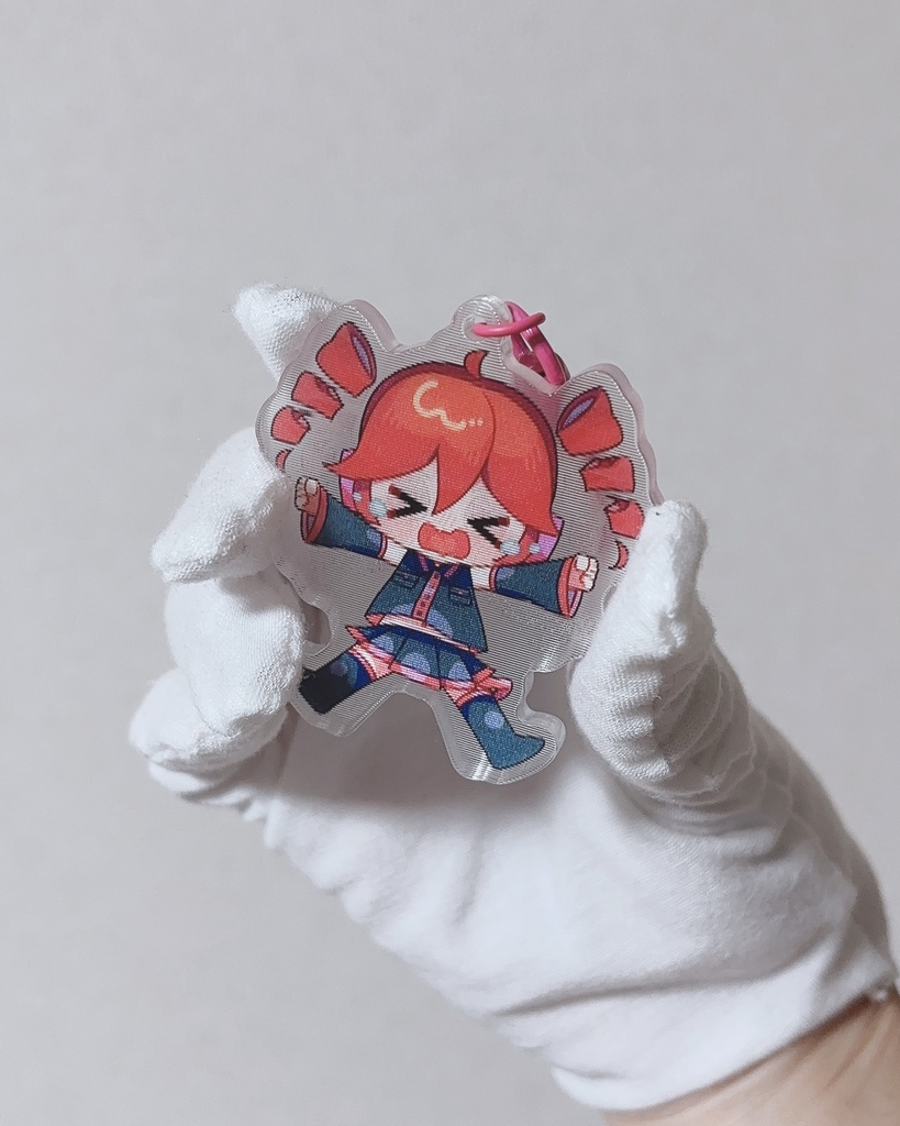 重音テト　じたばたレンチキュラーアクキー